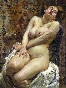 Lovis Corinth Nana, Female Nude oil painting on canvas
